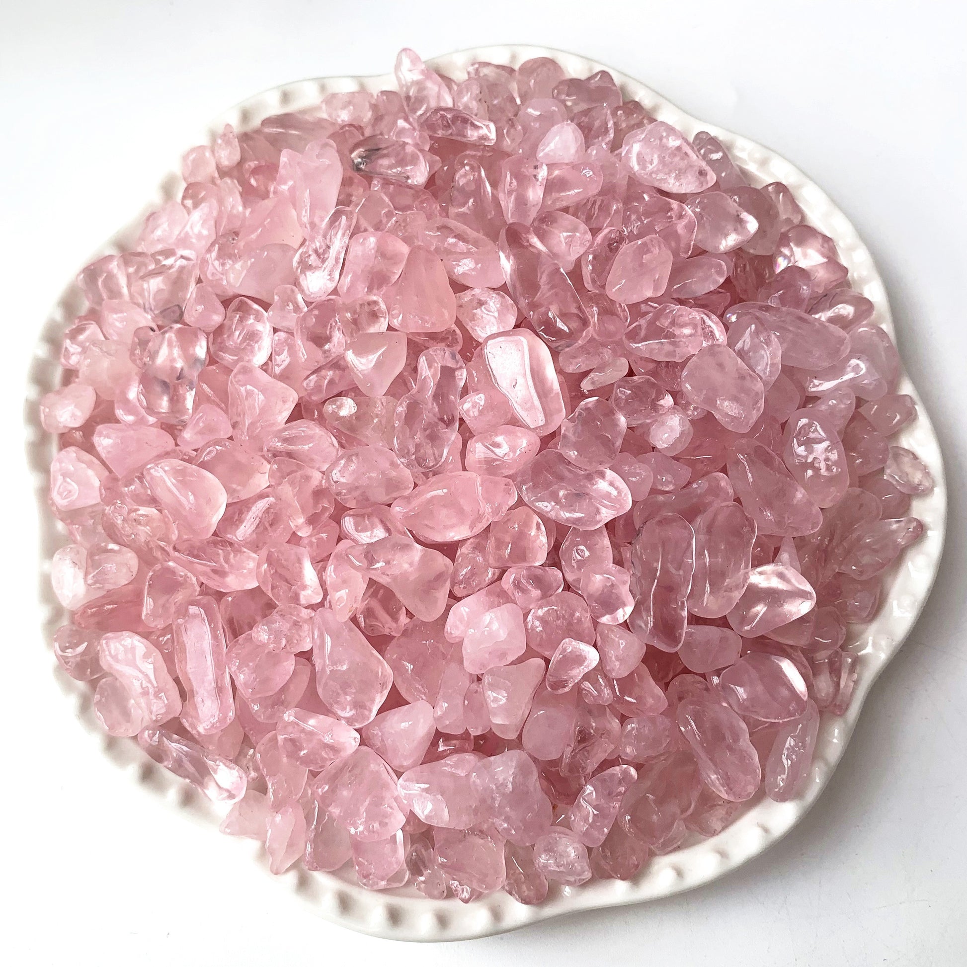 50/100g Rosékvarts Polerade Stenar - 0,5-0,9cm - CC Krukan