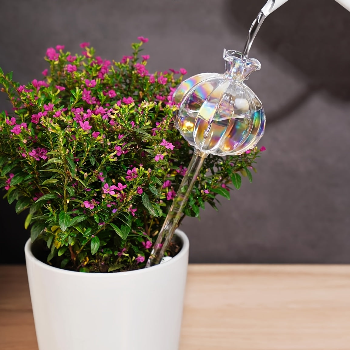 1pk-6st Handblåst Glas - 21,5cm - 2 Olika Färger - CC Krukan