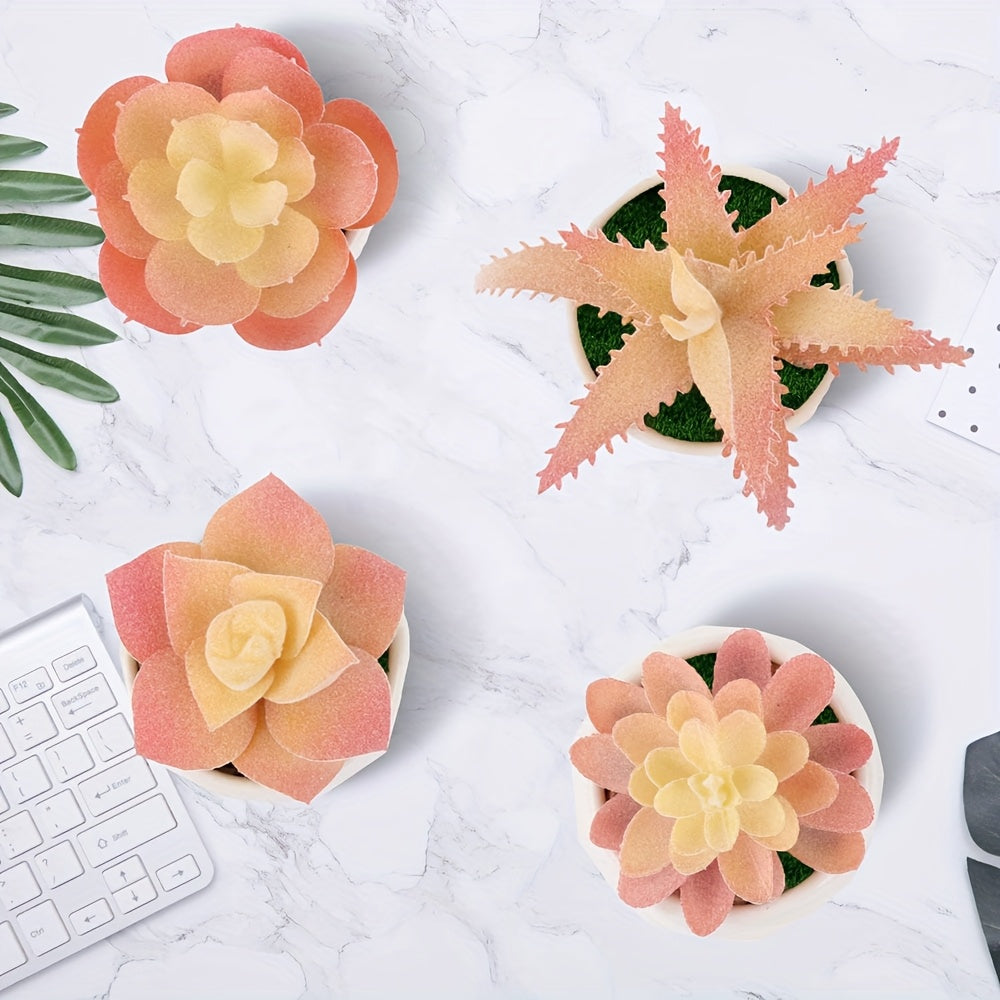 1pk-4st Suckulenter Blommor - 9cm - 5 Olika Färger - CC Krukan