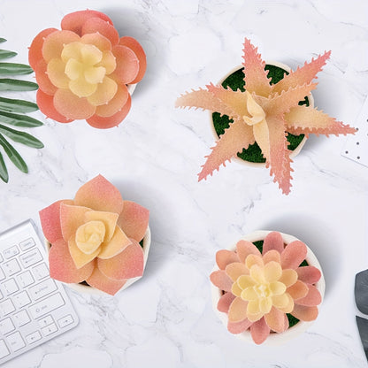 1pk-4st Suckulenter Blommor - 9cm - 5 Olika Färger - CC Krukan