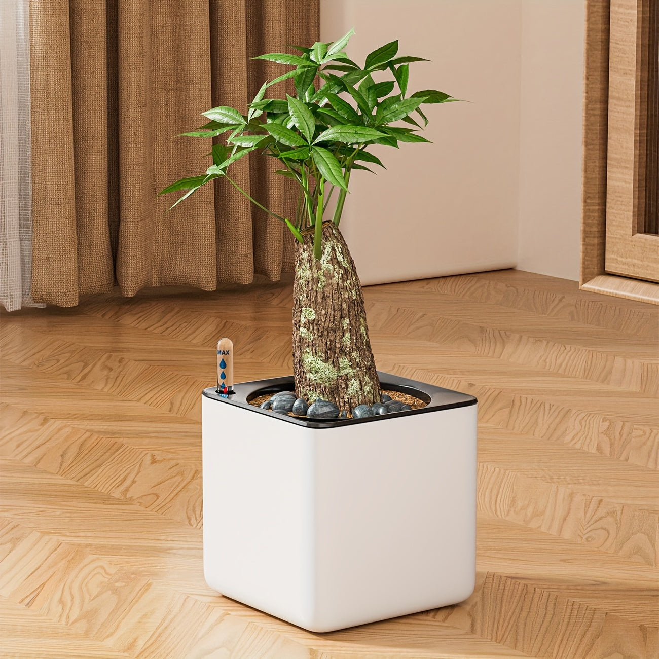 Fyrkantigt Självbevattning - 13,5/16,5/19,5cm - CC Krukan