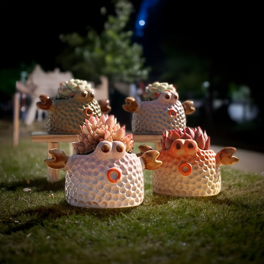 1pk-4st Krabb Blomkrukor - 7,5cm - CC Krukan