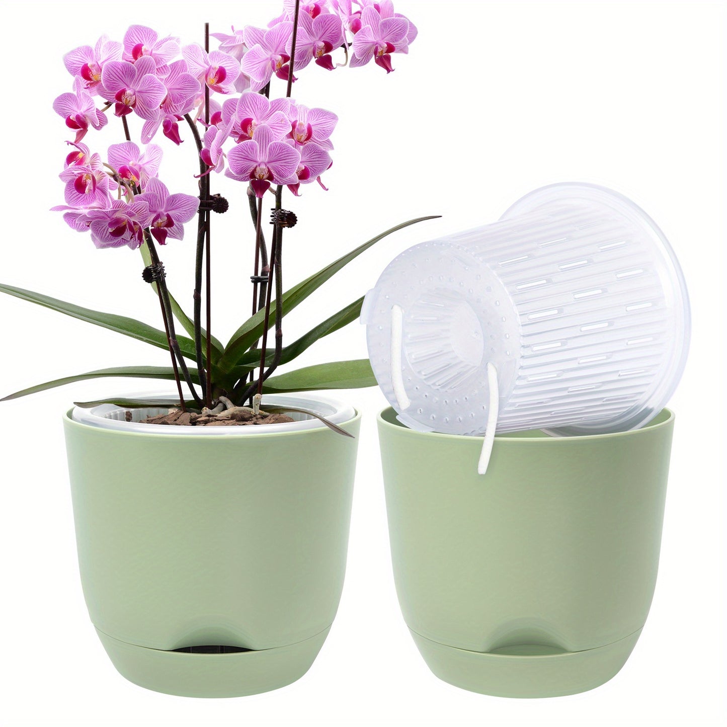 Självbevarande kruka - 13/16,5cm - 3 Olika Färger - CC Krukan