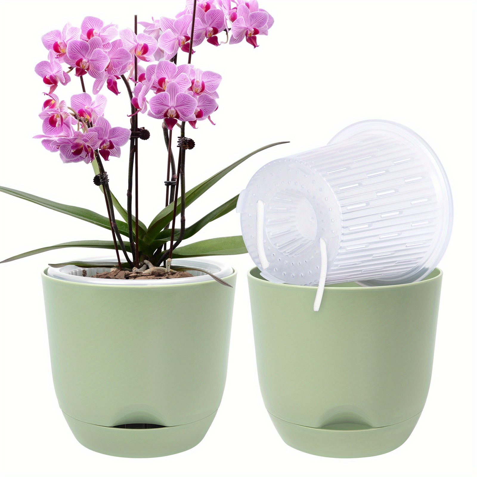 Självbevarande kruka - 13/16,5cm - 3 Olika Färger - CC Krukan