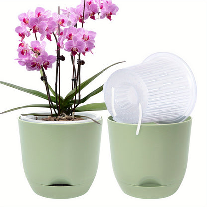 Självbevarande kruka - 13/16,5cm - 3 Olika Färger - CC Krukan